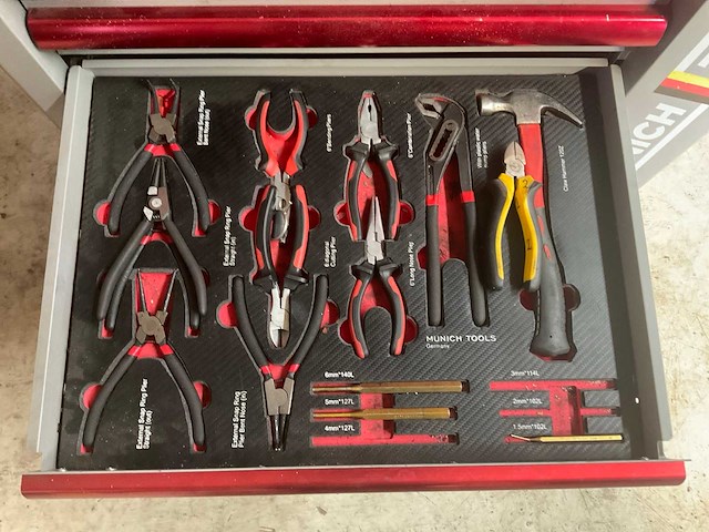Munich tools xxl gereedschapswagen - afbeelding 9 van  9
