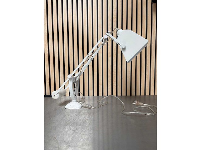 Muno design bureaulamp, architectenlamp wit - afbeelding 1 van  5