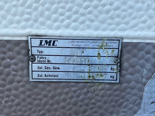 Munsterland - dominant 5501 - caravan - afbeelding 7 van  16