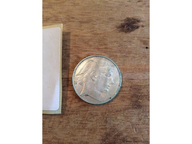 Munt 20fr 1949 - afbeelding 2 van  2