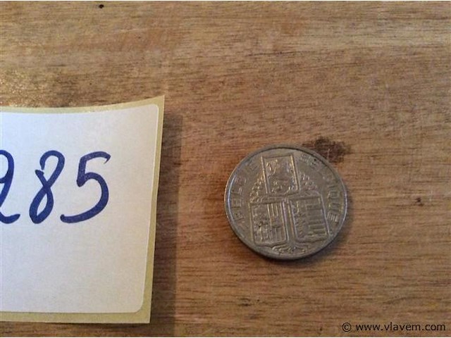 Munt 5fr 1939 - afbeelding 2 van  2