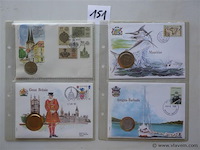 Munt en envelop/postzegel - afbeelding 1 van  3
