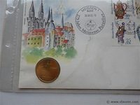 Munt en envelop/postzegel - afbeelding 3 van  4