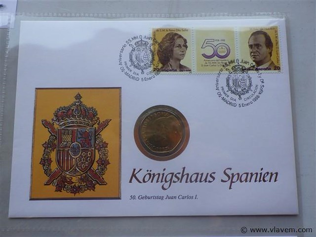 Munt en envelop/postzegel - afbeelding 4 van  4
