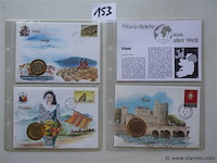 Munt en envelop/postzegel - afbeelding 1 van  4