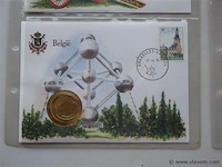 Munt en envelop/postzegel - afbeelding 3 van  4