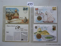 Munt en envelop/postzegel - afbeelding 1 van  4
