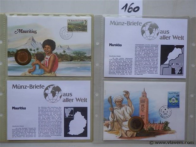 Munt en envelop/postzegel - afbeelding 2 van  3