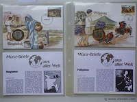 Munt en envelop/postzegel - afbeelding 3 van  3