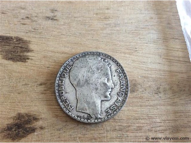 Munt frankrijk 10fr 1931. ag - afbeelding 2 van  2