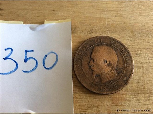 Munt frankrijk napoleon iii - afbeelding 1 van  2