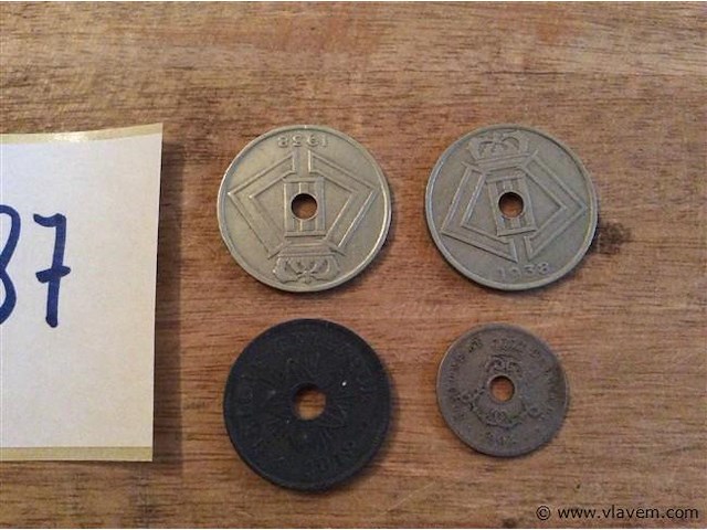 Munten 5-50 centiem 4stuks - afbeelding 1 van  3