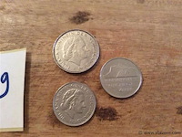 Munten nederland 3stuks - afbeelding 2 van  2