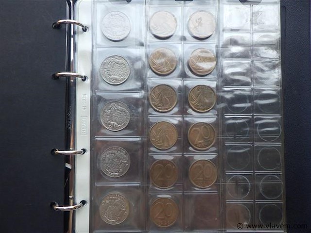 Muntenalbum met belgische munten - afbeelding 8 van  9