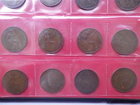 Muntenalbum met britse penny's oa victoria - afbeelding 5 van  8