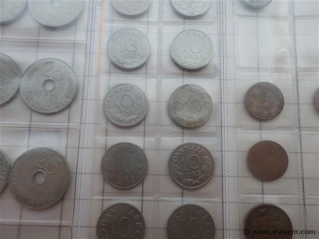 Muntenalbum met munten uit denemarken - afbeelding 6 van  6