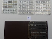 Muntenkaft met diverse belgische munten - afbeelding 2 van  8