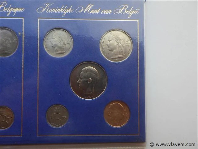 Muntenset - belgië 1975 vlaams-nederlands - afbeelding 2 van  5