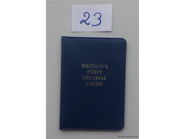 Muntenset - britains's first decimal coins - afbeelding 1 van  5