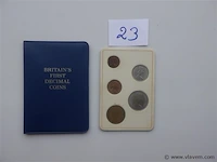 Muntenset - britains's first decimal coins - afbeelding 3 van  5