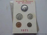 Muntenset belgië 1971. - afbeelding 2 van  4