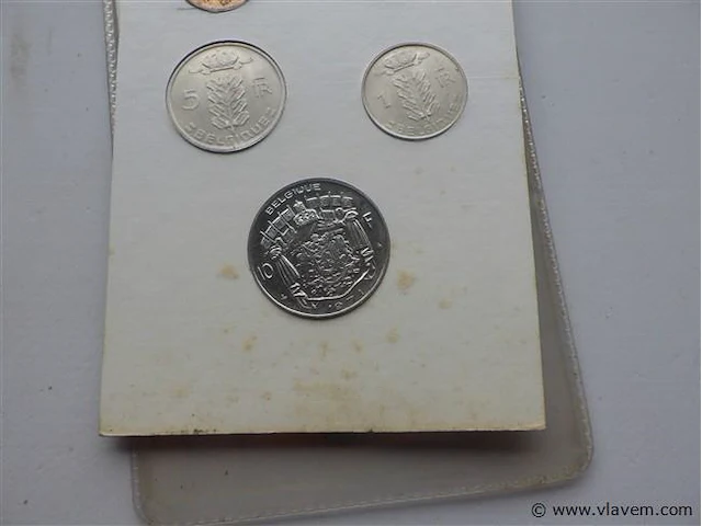 Muntenset belgië 1971. - afbeelding 4 van  4