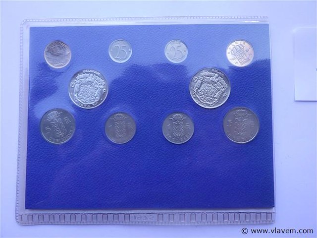 Muntenset belgië 1975. - afbeelding 5 van  5