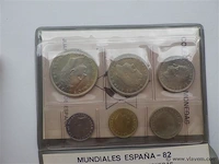 Muntenset espana 1982 mundial juan carlos - afbeelding 5 van  5