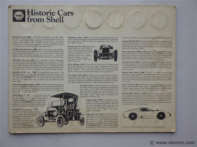 Muntenset historic cars shell - afbeelding 3 van  3