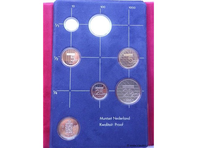 Muntenset nederland 1993 - afbeelding 4 van  8