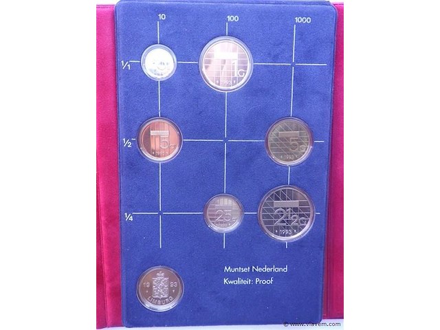 Muntenset nederland 1993 - afbeelding 5 van  8