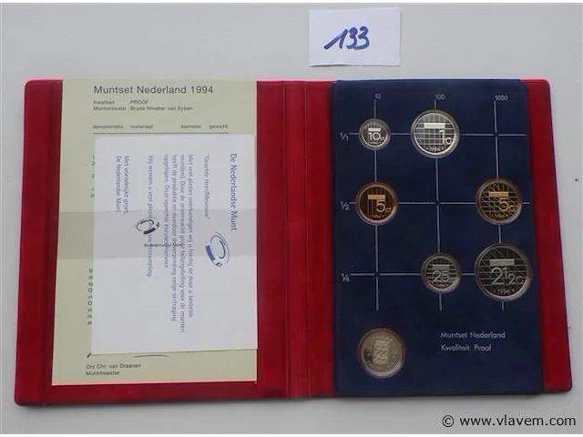 Muntenset nederland 1994 - afbeelding 1 van  5