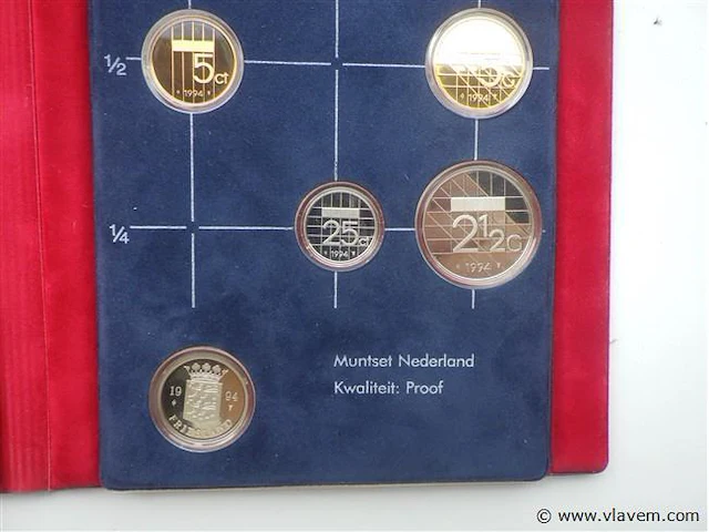 Muntenset nederland 1994 - afbeelding 4 van  5