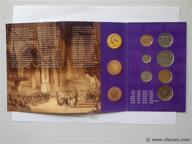 Muntenset nederland 1999 gulden - afbeelding 2 van  5