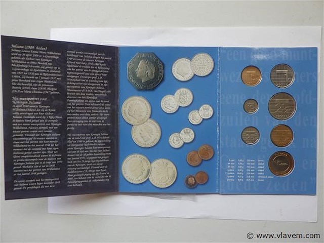Muntenset nederland 2001 gulden - afbeelding 2 van  5
