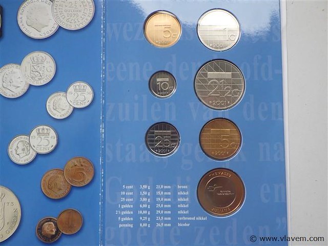 Muntenset nederland 2001 gulden - afbeelding 3 van  5