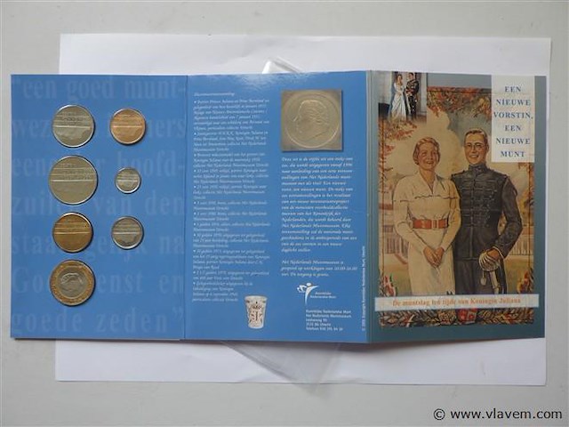 Muntenset nederland 2001 gulden - afbeelding 4 van  5