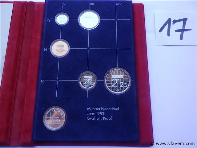 Muntenset rijks munt utrecht 1983 inclusief zilver .925 - afbeelding 4 van  9