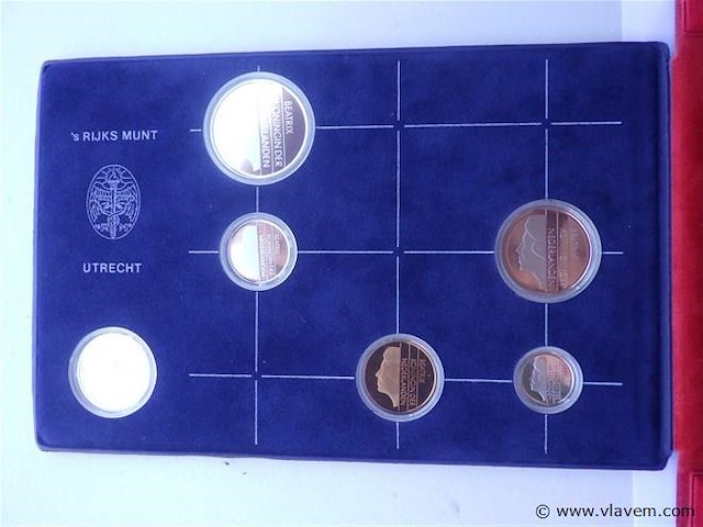Muntenset rijks munt utrecht 1983 inclusief zilver .925 - afbeelding 7 van  9