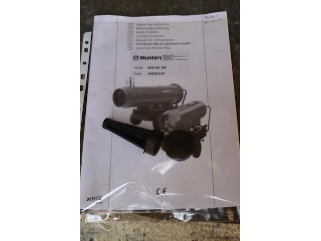 Munters mir luchtverwarmer 85 we 20820141 - afbeelding 8 van  17