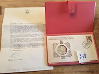 Muntstuk joannes paulus ii bezoek belgië 1985 - afbeelding 1 van  4