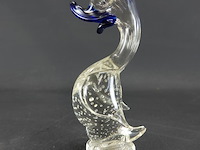 Murano?. glas sculptuur in de vorm van een zwaan - afbeelding 2 van  5