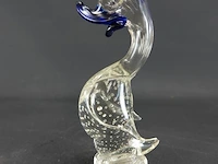 Murano?. glas sculptuur in de vorm van een zwaan - afbeelding 2 van  5