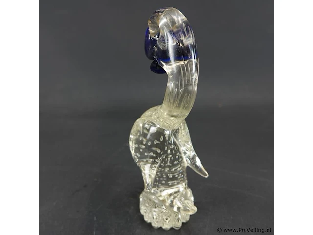 Murano?. glas sculptuur in de vorm van een zwaan - afbeelding 3 van  5