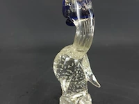 Murano?. glas sculptuur in de vorm van een zwaan - afbeelding 3 van  5