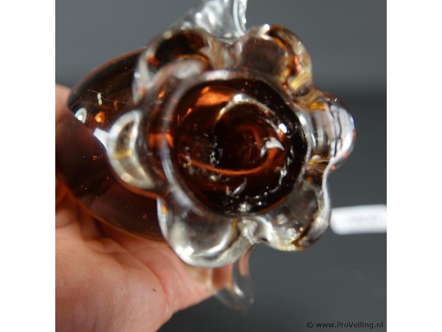 Murano massief glazen zwaan - afbeelding 5 van  5