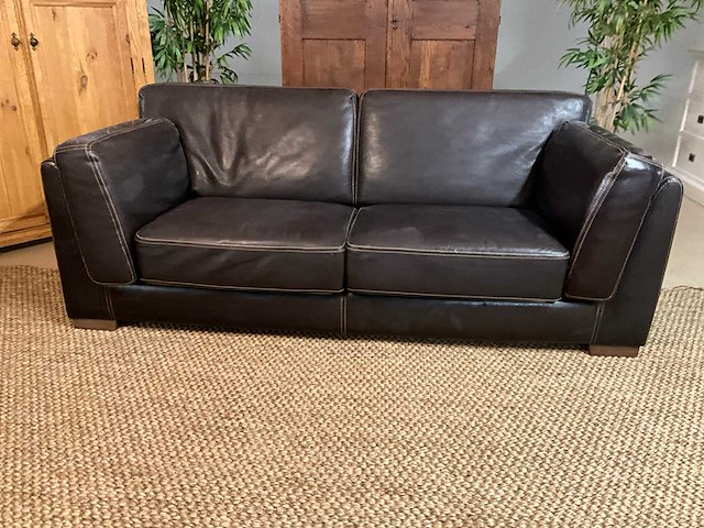 Murcia lederen bankstel - afbeelding 7 van  17