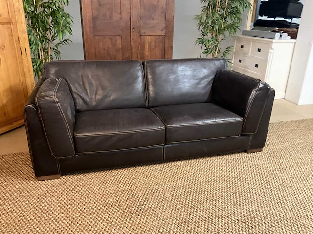 Murcia lederen bankstel - afbeelding 9 van  17