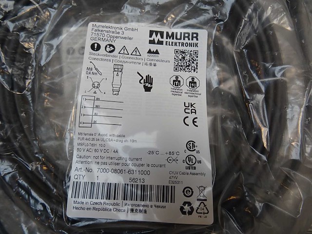 Murr - 7000-08061-6311000 - aansluitkabel (20x) - afbeelding 3 van  3