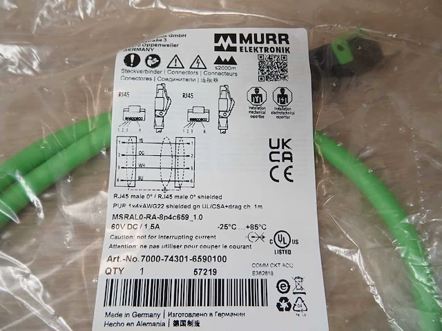 Murr - 7000-74301-6590100 - connectorkabel (25x) - afbeelding 2 van  2